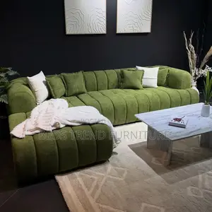 6 Seater L Seat Green Color