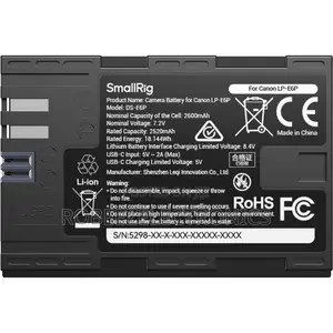 SmallRig LP-E6P USB-C Battery With Power Display (#5298)