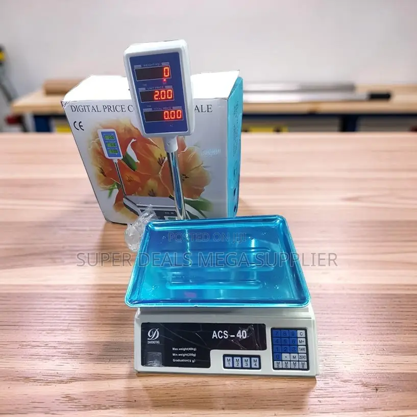 Best Prices ACS40 40Kgs Digital Weighing Scale With Arm Stand