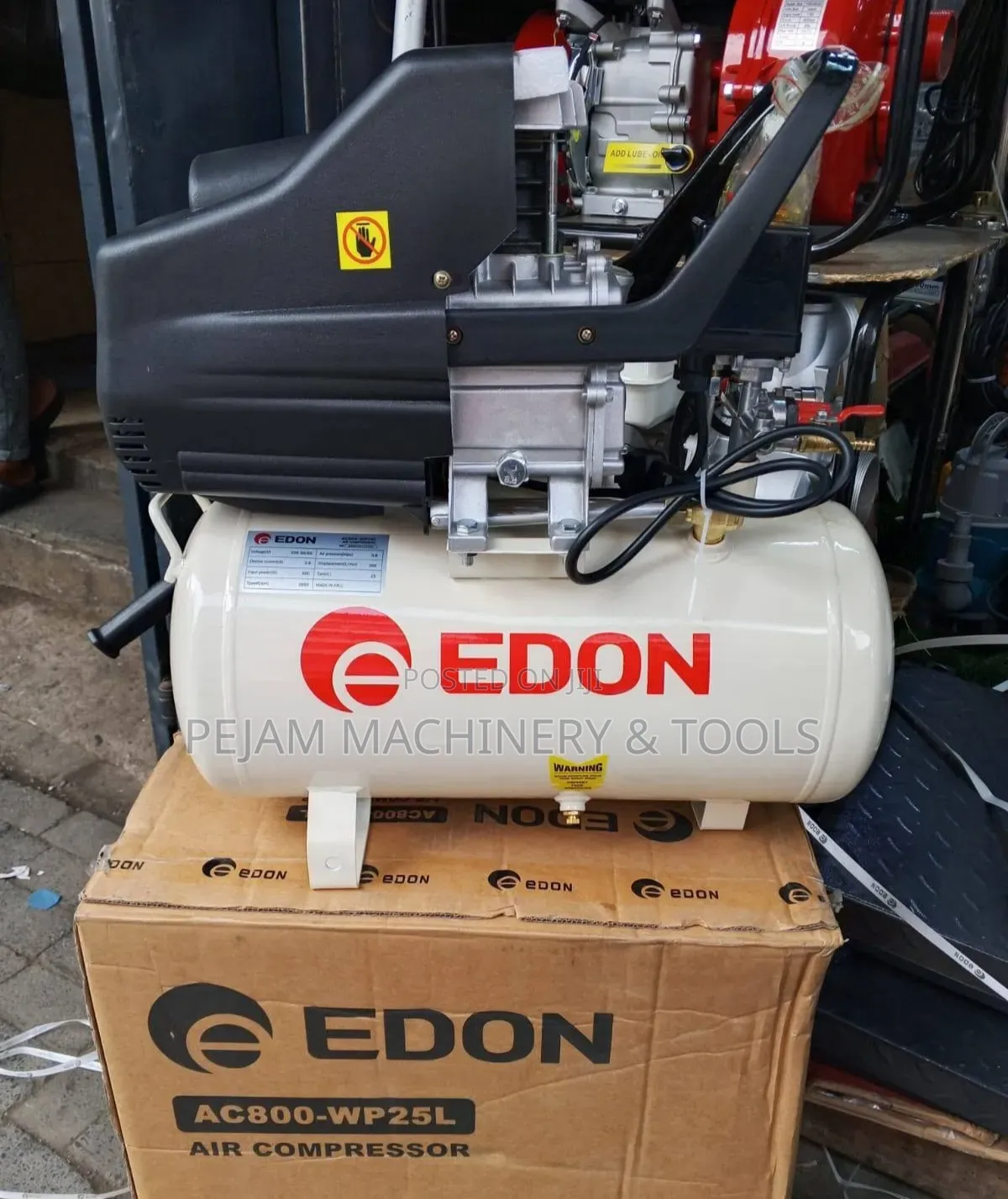 Edon AC800-WP25L 25-Liter Portable Electric Air Compressor
