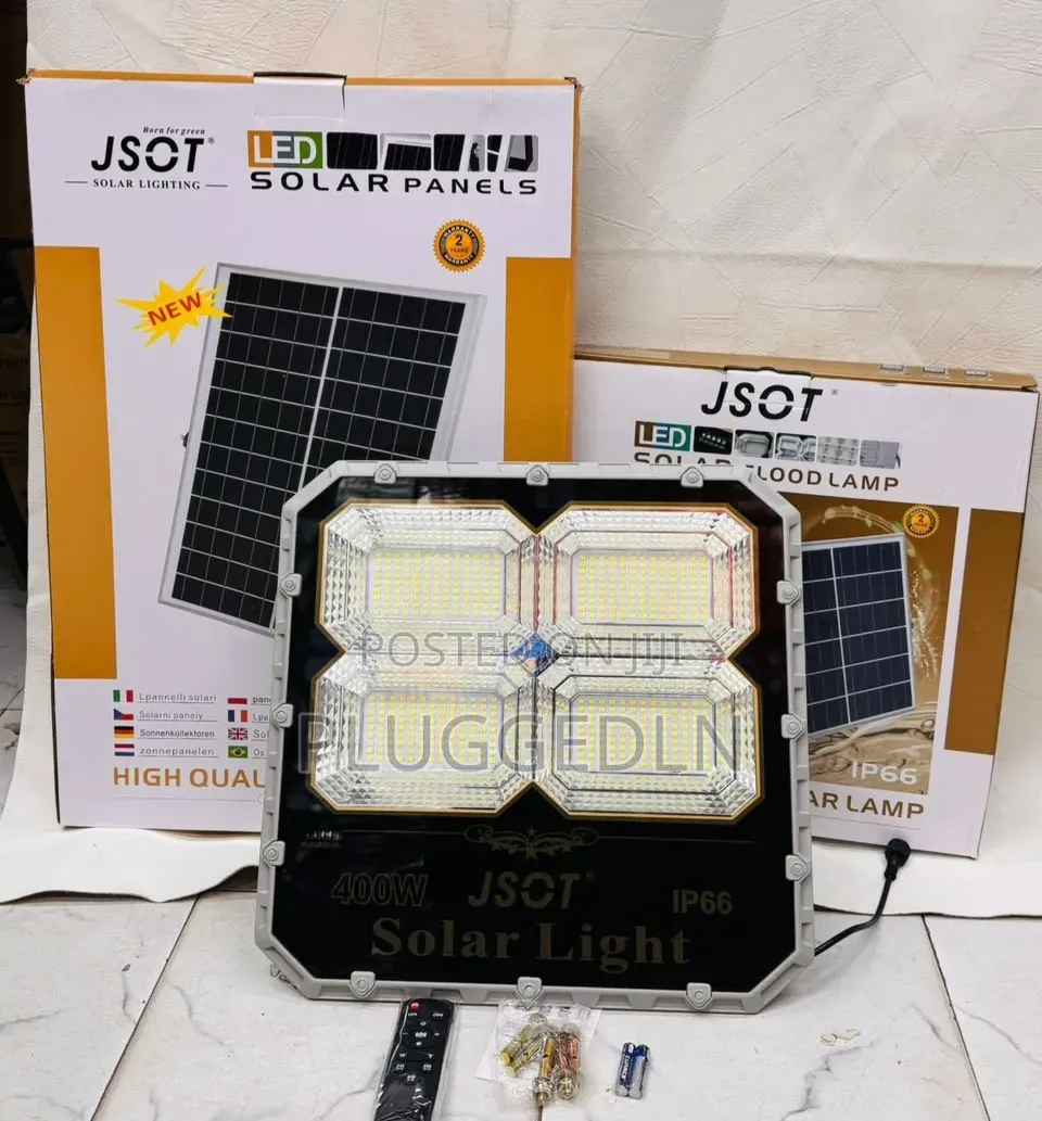 JSOT 400W Solar Flood Light IP66