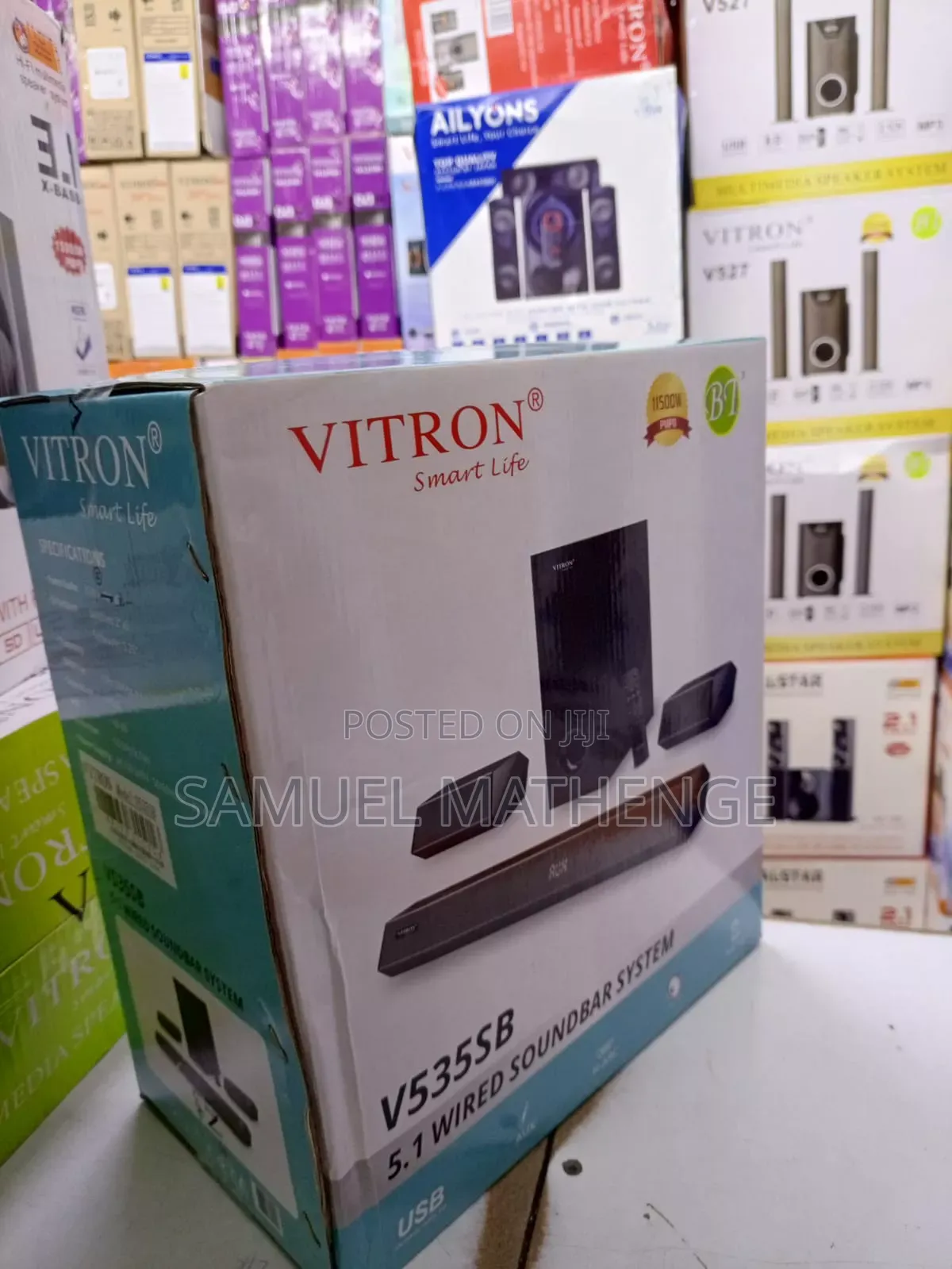VITRON V333SB Multimedia Sound System With Subwoofer Speakers