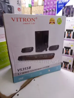 VITRON 5.1 Channel Home Theater Speaker System With Soundbar