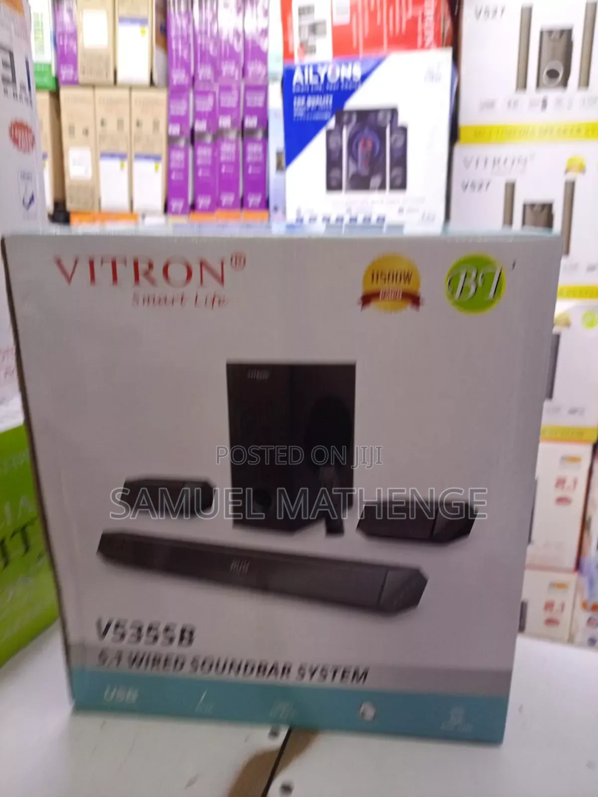 VITRON V333SB Home Theater Soundbar System 5.1 Channel