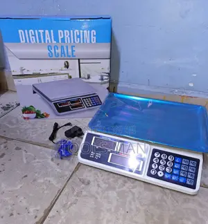 40KG ACS Digital Rechargeable Platform Weighing Scale Weight Min:200g