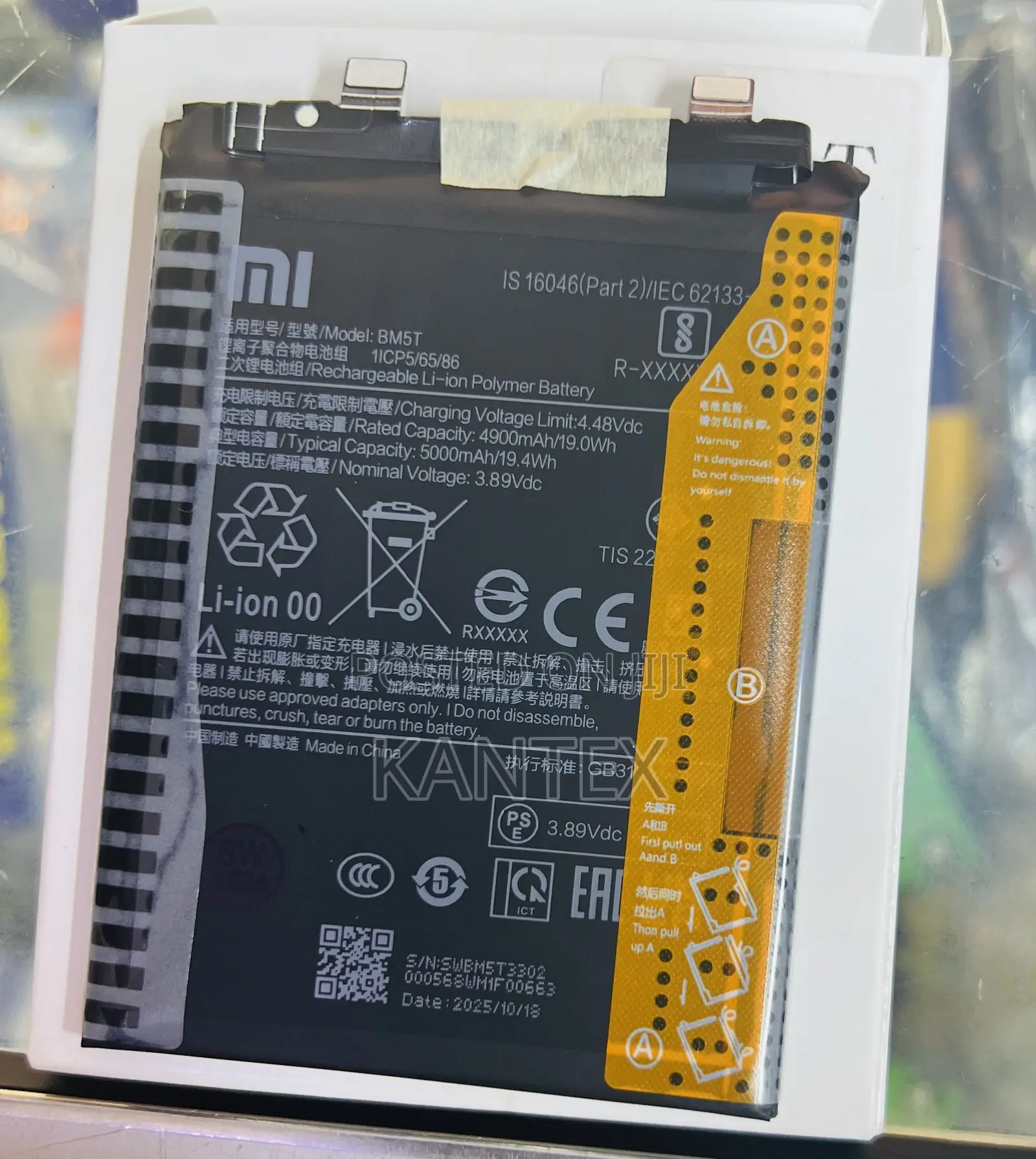 Generic Battery Replacement for Xiomi 13T and Poco X6 Pro 5G