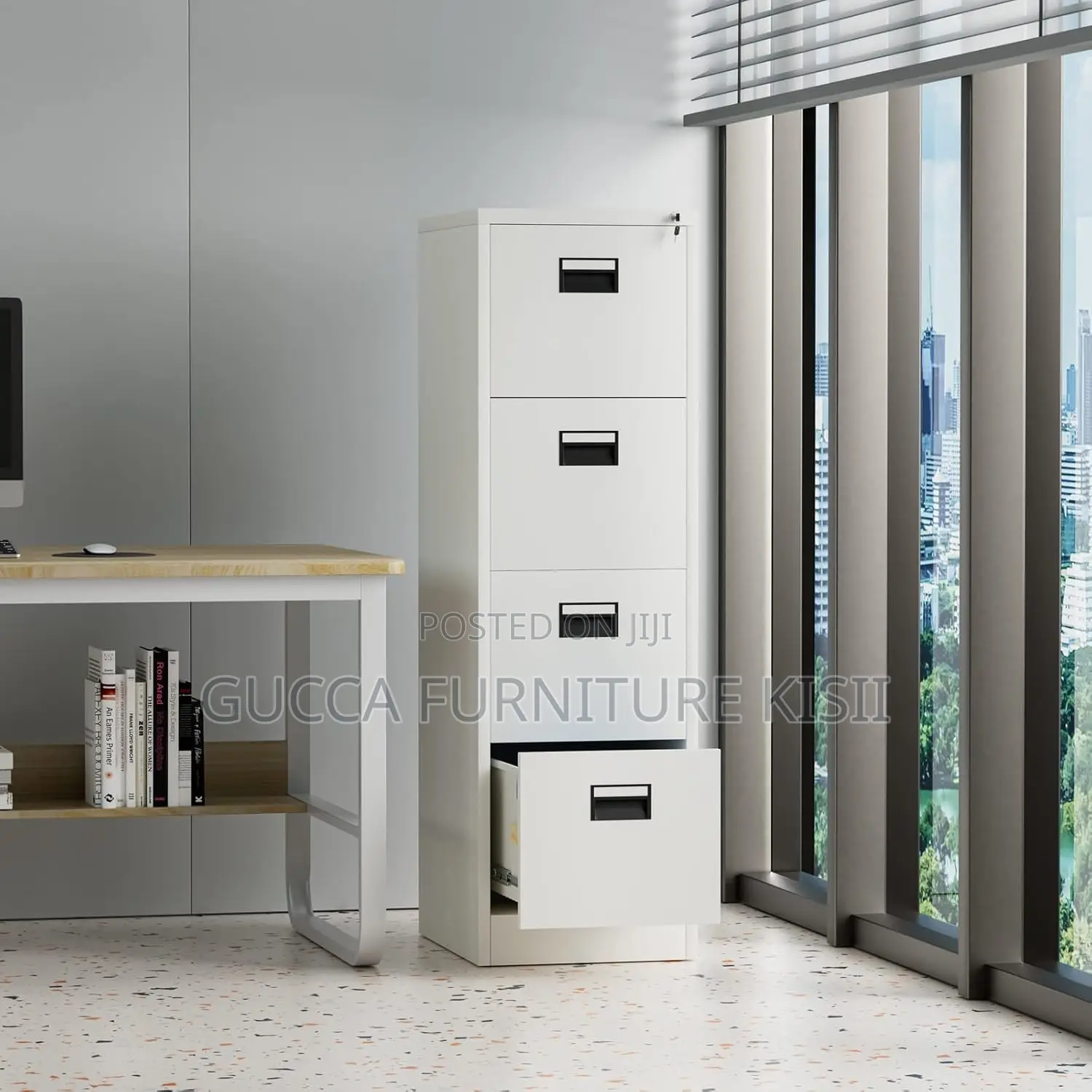 Storage Cabinet; 4-Drawer Gym Storage Cabinet