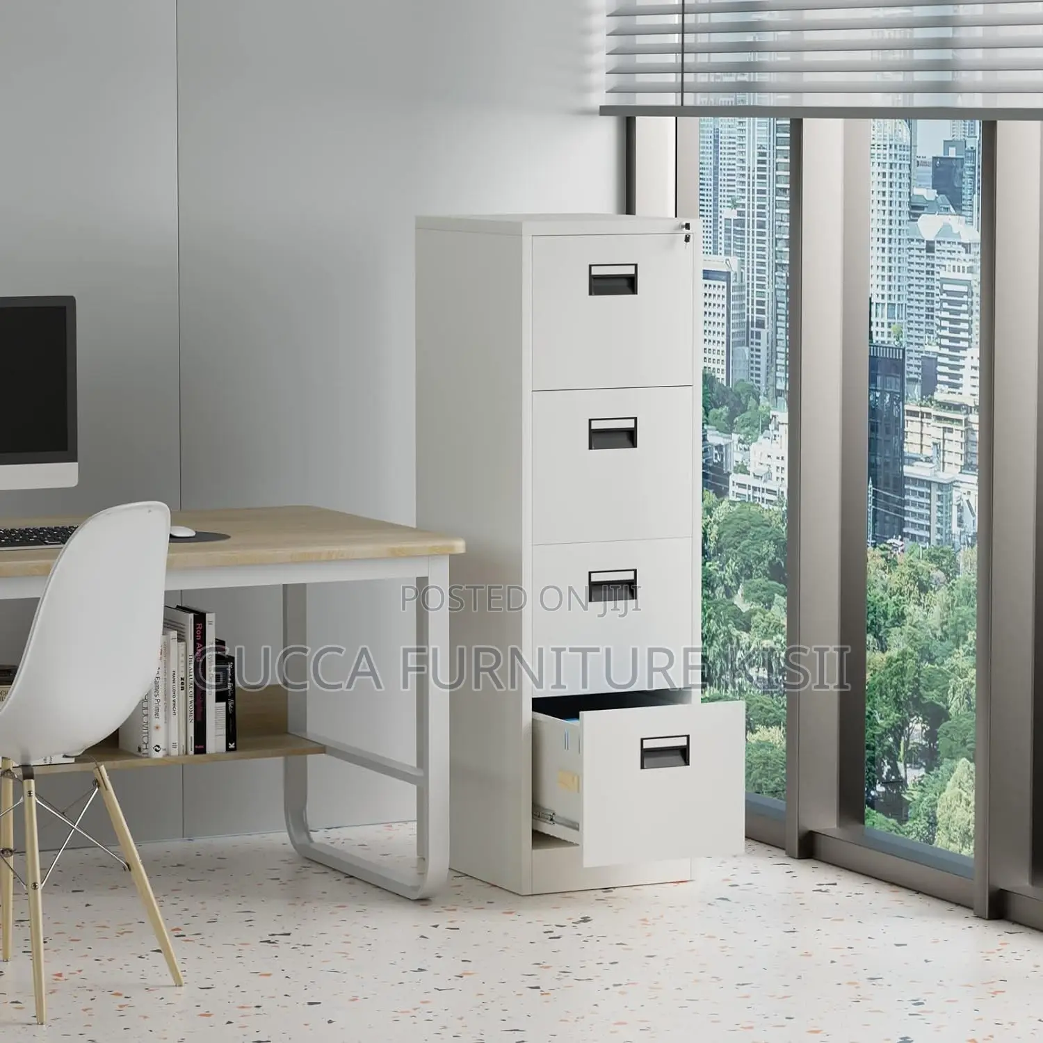 Storage Cabinet; 4-Drawer Gym Storage Cabinet