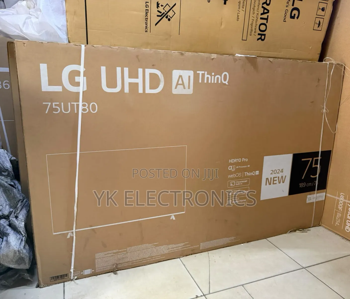 LG 75 Inch Smart Uhd Led TV – Thinq Ai, Model 75ut8000