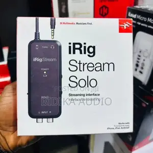 IK Multimedia iRig Stream Solo Audio Interface for iPhone, iPad And