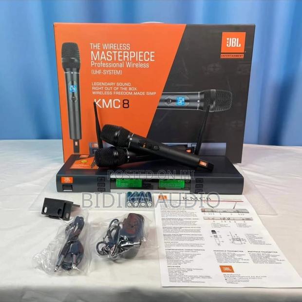 JBL KMC8 Professional Dual UHF Wireless Microphone System