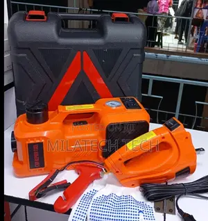 12V Electric Car Jack Air Compressor – Portable Vehicle Repair Kit