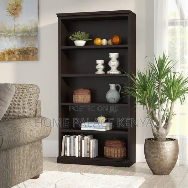 Shelving Unit; Modern Wooden Display and Storage Shelving Unit