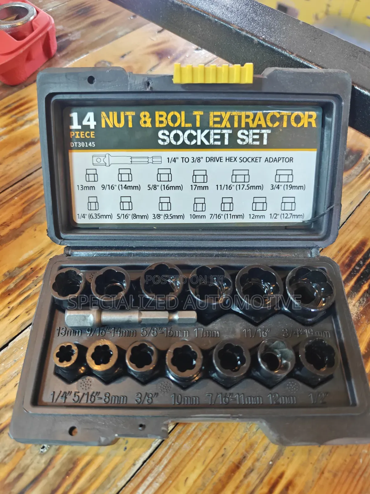 Damaged Bolt and Nut Extractor Remover Set