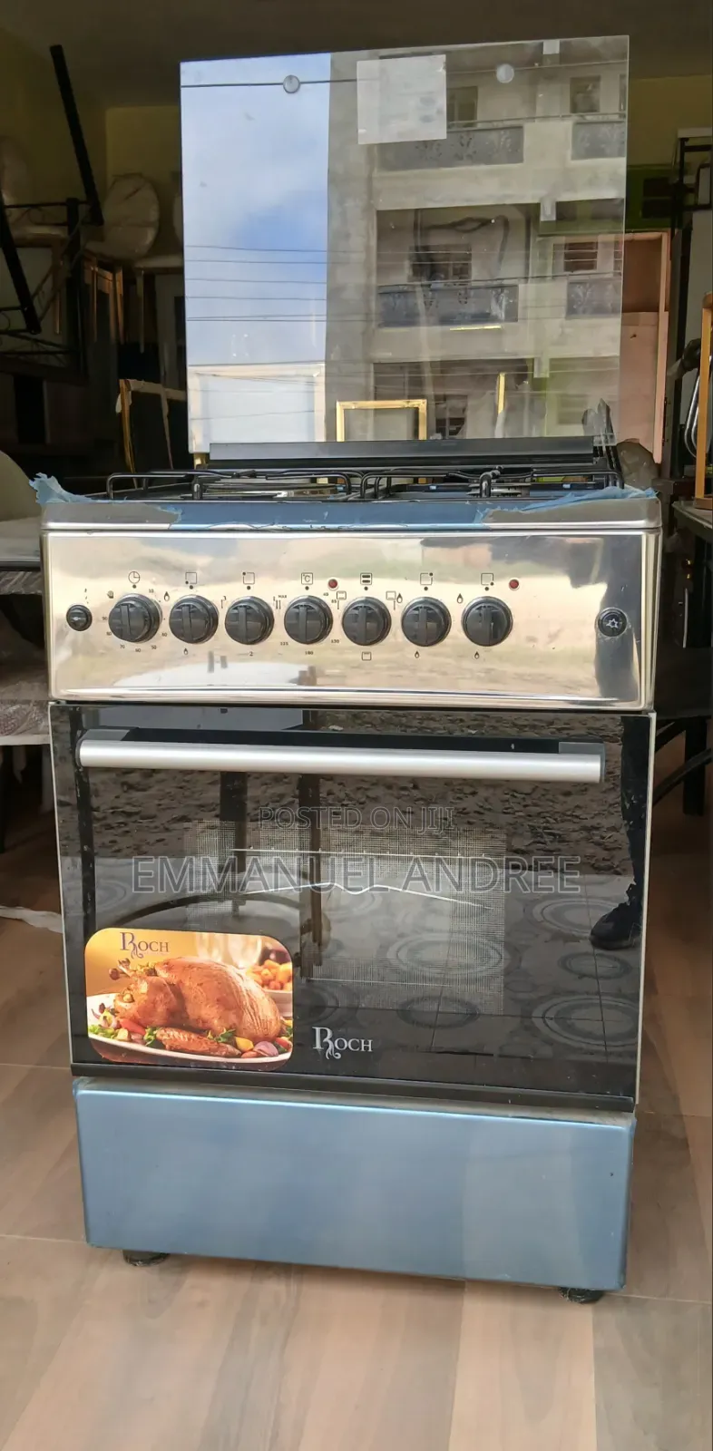 New Roch Cooker 60 by 60 Electric and Gas
With Auto Ignition, 3+1.