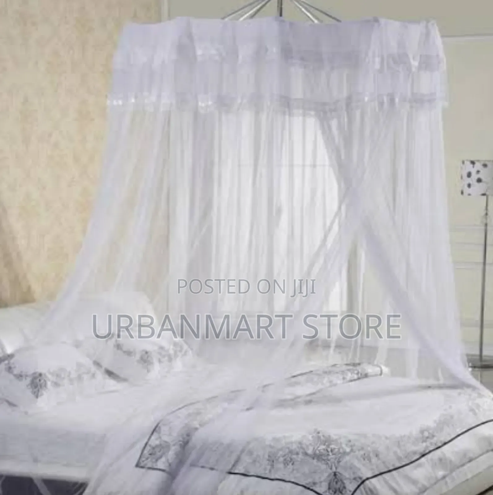 Umbrella Mosquito Net Free Size – Cream White