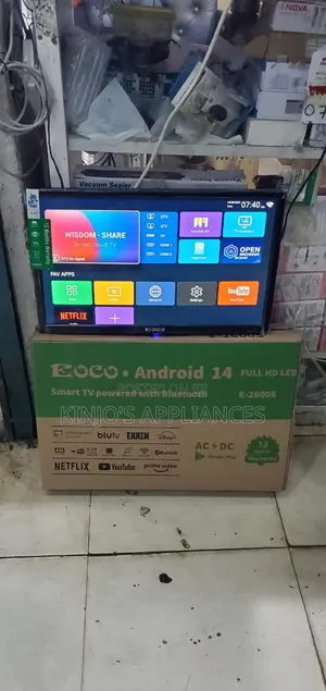 26 Inches AC/DC Ecco Smart Android Digital TV With Bluetooth
