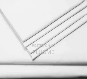 100%Cotton White Plain Flat Bedsheets