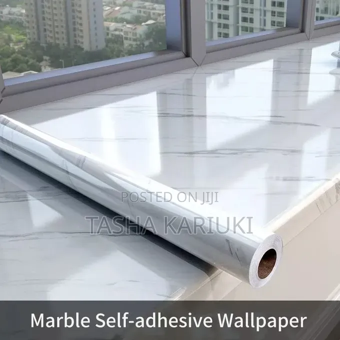 Self-Adhesive Marble Vinyl Wrap – 60cm × 5M Gale