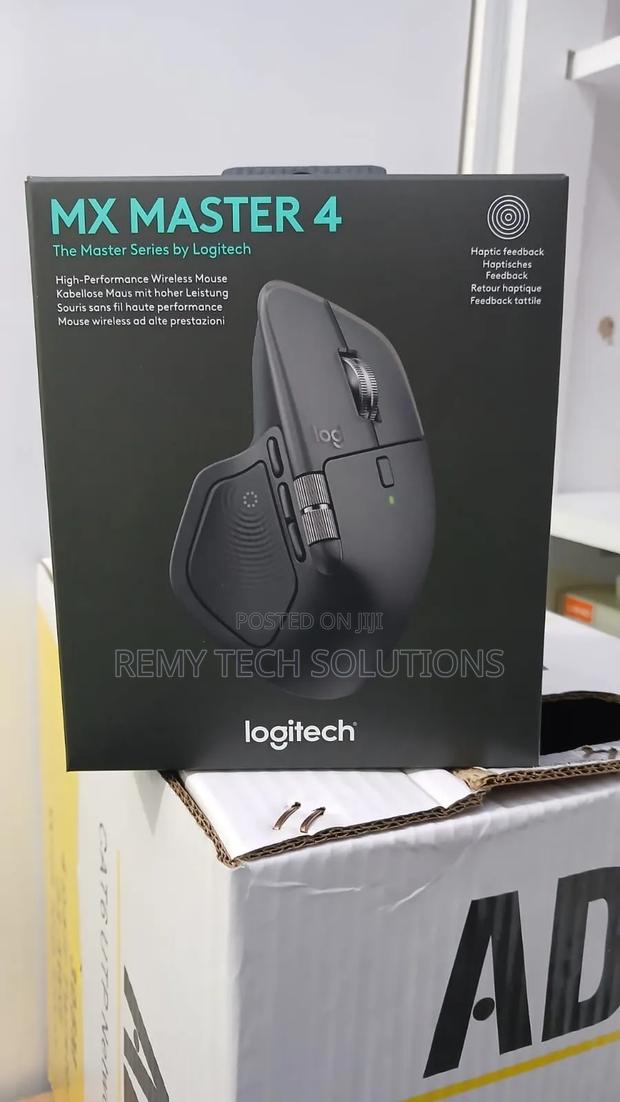 Logitech MX Master 4 Bluetooth Rechargeable Mouse - Graphite - main view