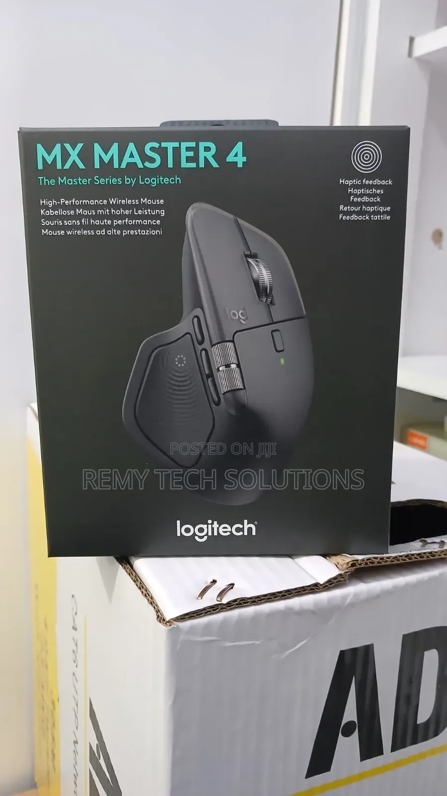 Logitech MX Master 4 Bluetooth Rechargeable Mouse - Graphite