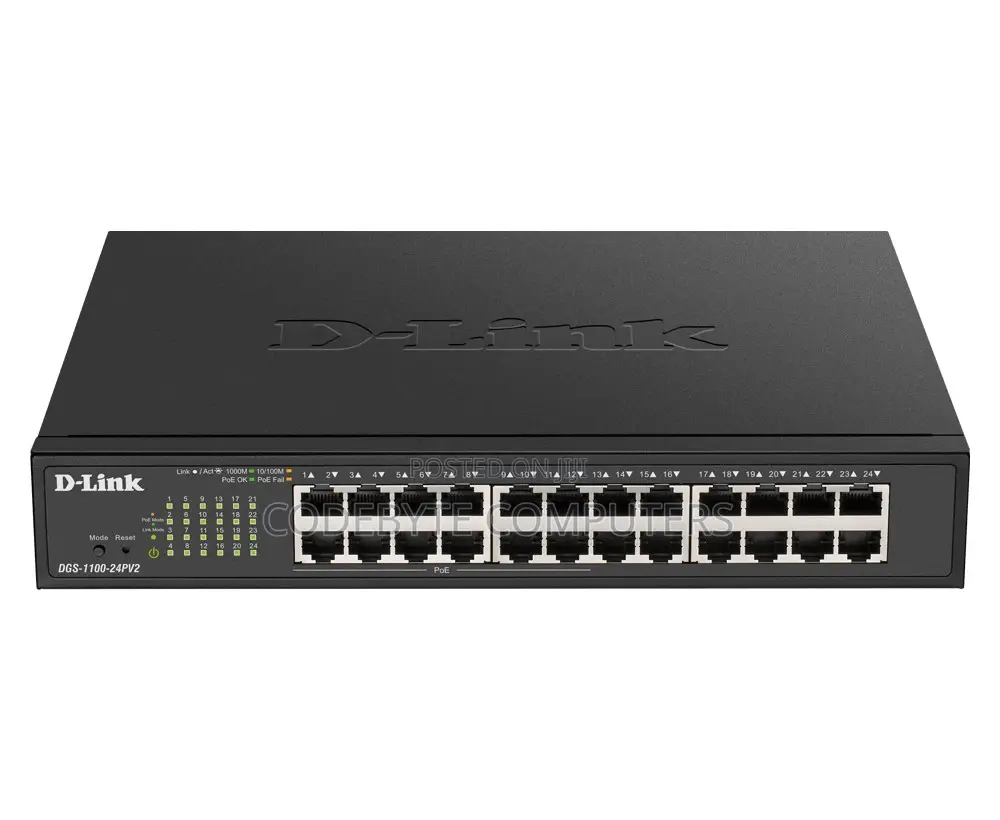 D-Link 8-Port Gigabit PoE Smart Managed Switch - DGS-1100-08P