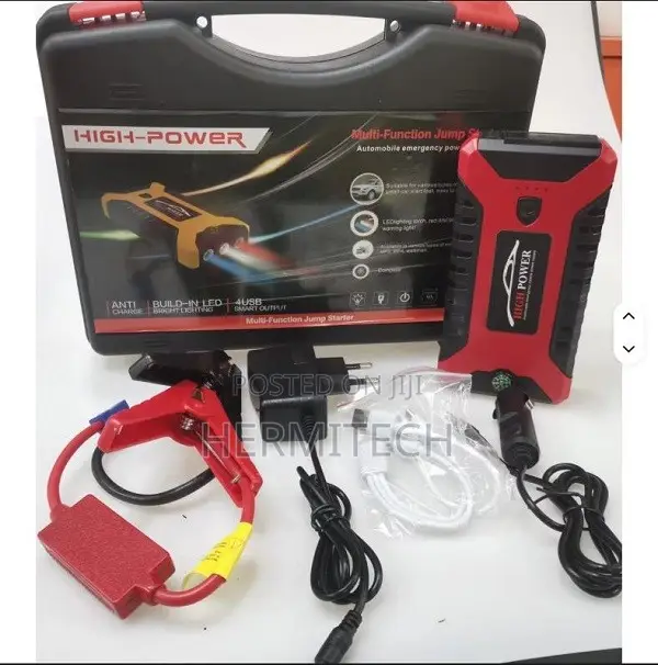 99800mAh Jumper With Compressor, LED Light and Heavy Clamps