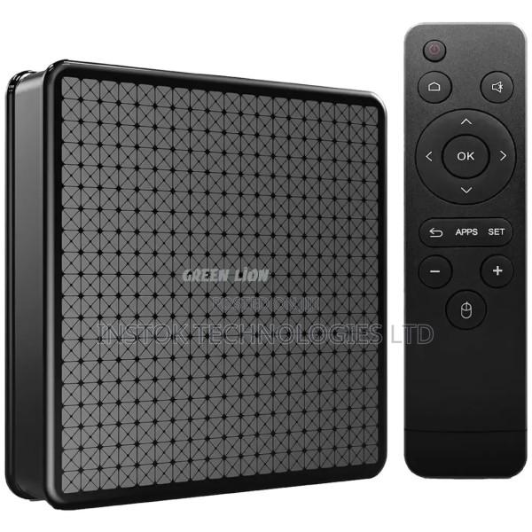 Green Lion Android TV Box With Remote Control - main view