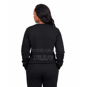Black Striped Sweatshirt