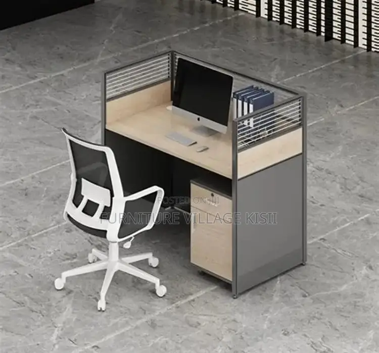 Working Station; 1- Way Modern Working Station