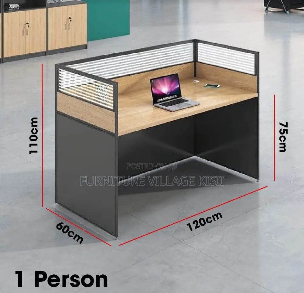 Working Station; 1- Way Modern Working Station