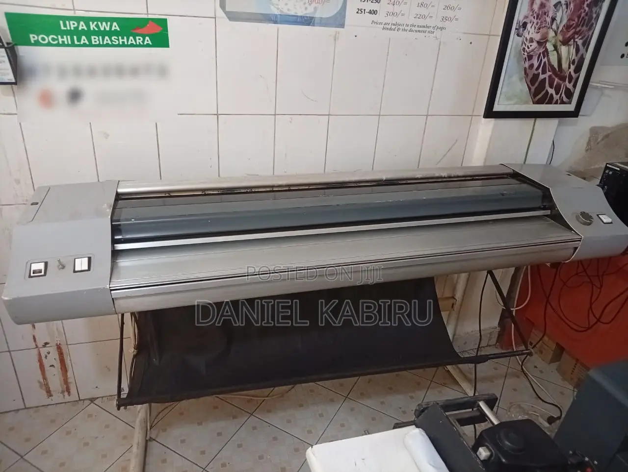 Ammoniah Diazoh Printer for Parts