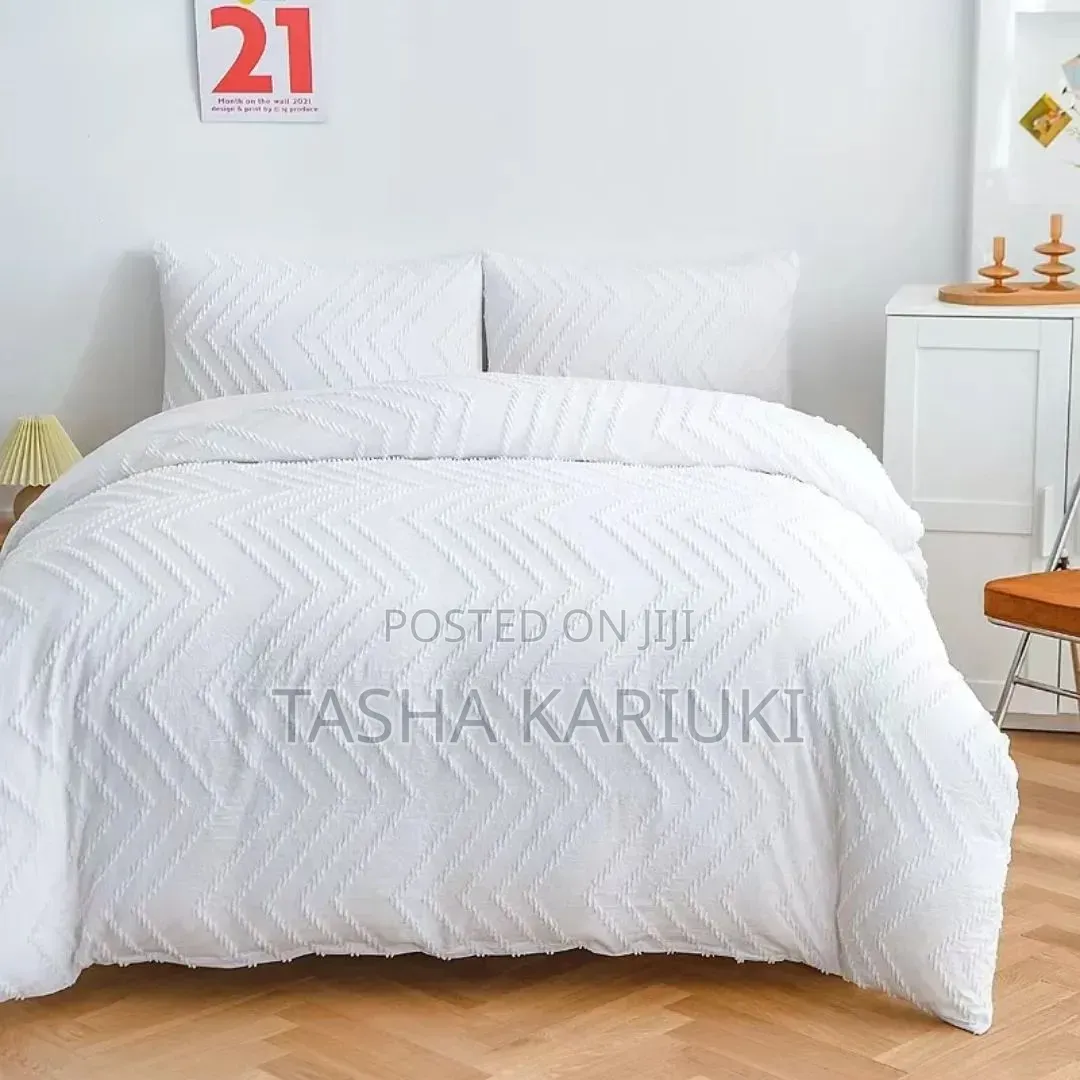 *7*8* Tufted Cotton Duvet Cover Set *Gale