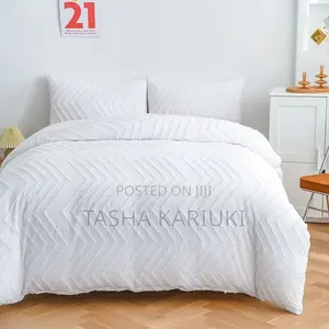 *7*8* Tufted Cotton Duvet Cover Set *Gale