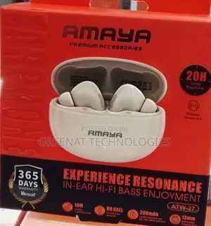 Amaya ATW-27 in-Ear Wireless Earbuds Kenya