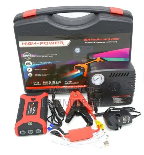 99800mAh Jumper Compressor Kit With Emergency Light