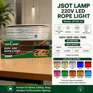 JSOT Lamp 220V LED Snake Light
