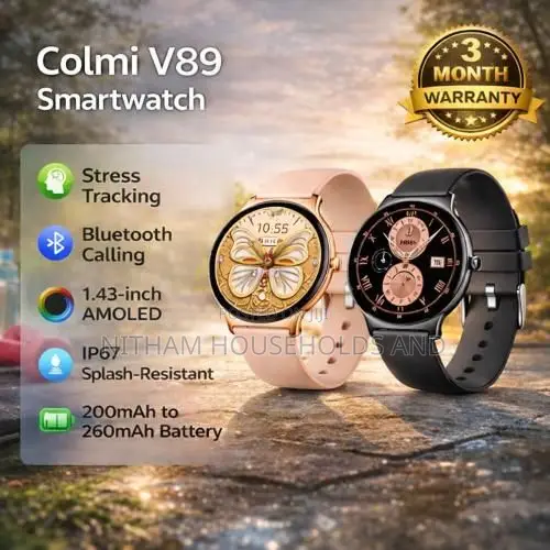 Colmi V89 Premium Smartwatch Metal Strap