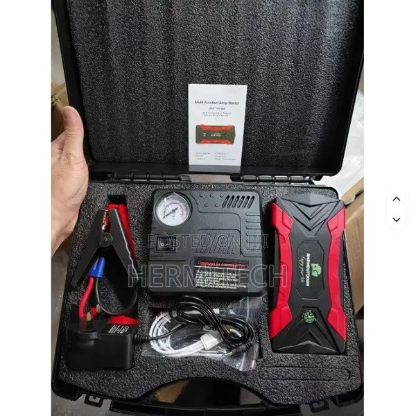 99800mAh Jumper With Compressor and Portable Power Function