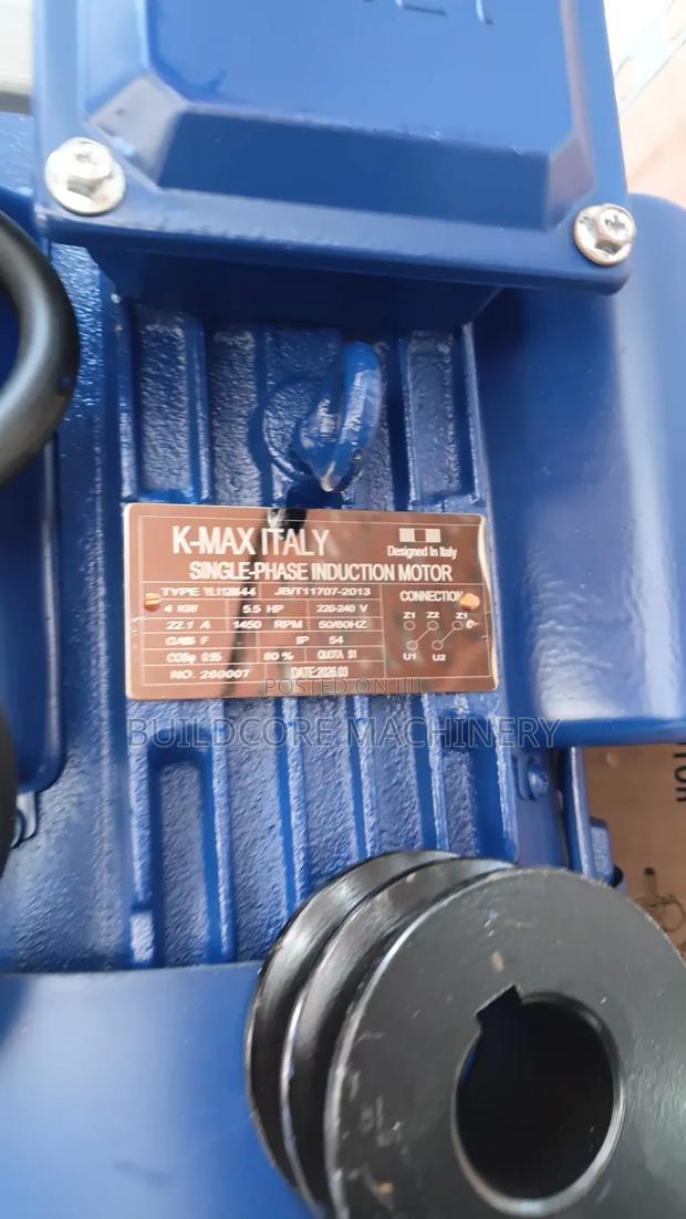 4kw 5.5hp K Max Italy Single Phase Asynchronous Motor - thumbnail 2