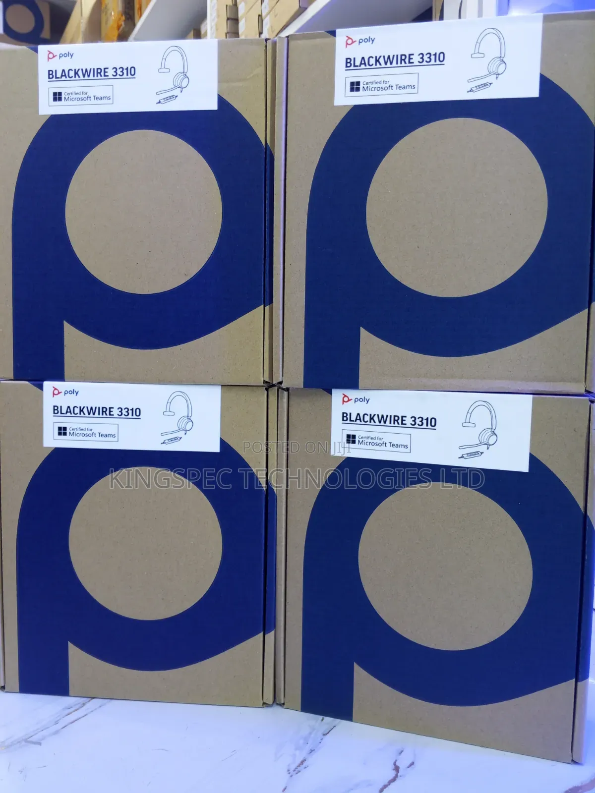 Poly Blackwire 3310 Headsets