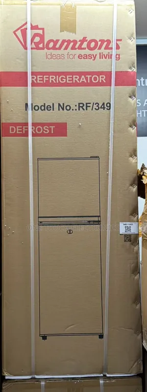 Ramtons Double Door Refrigerator 138LT SILVER RF/349