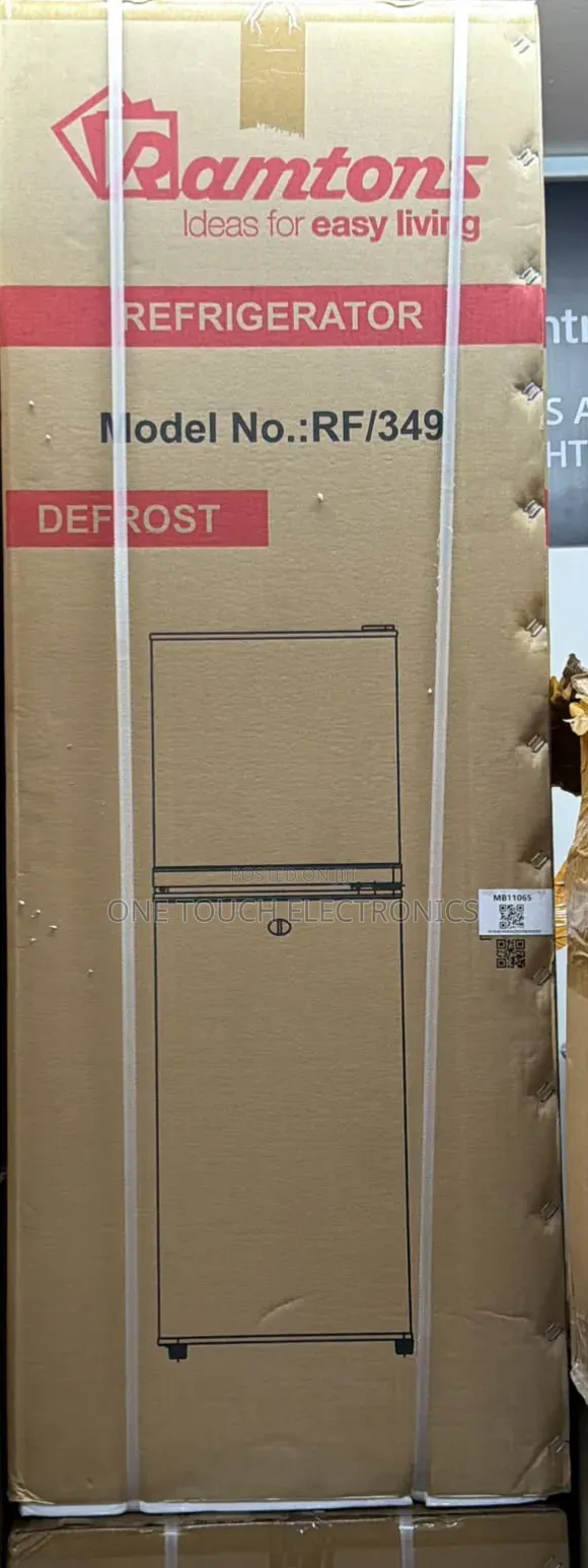 Ramtons Double Door Refrigerator 138LT SILVER RF/349