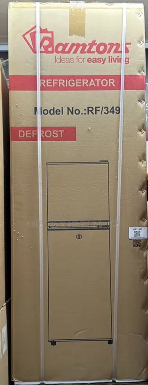 Ramtons Double Door Refrigerator 138LT SILVER RF/349