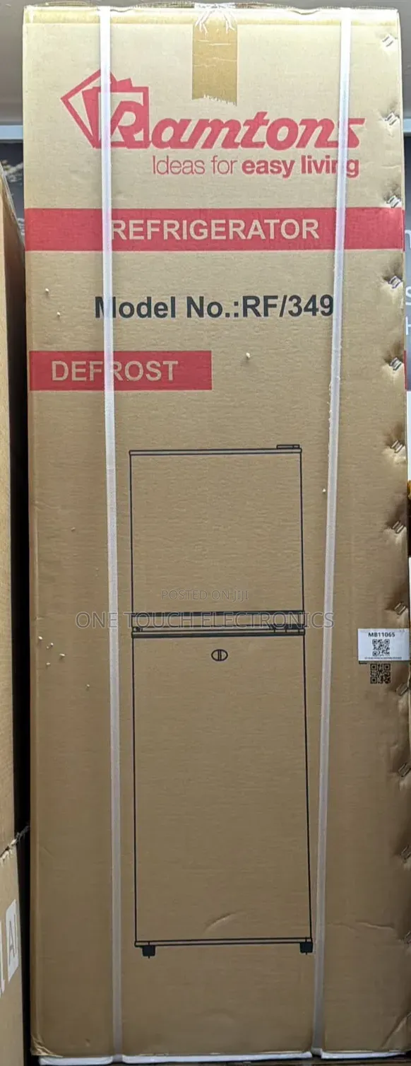 Ramtons Double Door Refrigerator 138LT SILVER RF/349