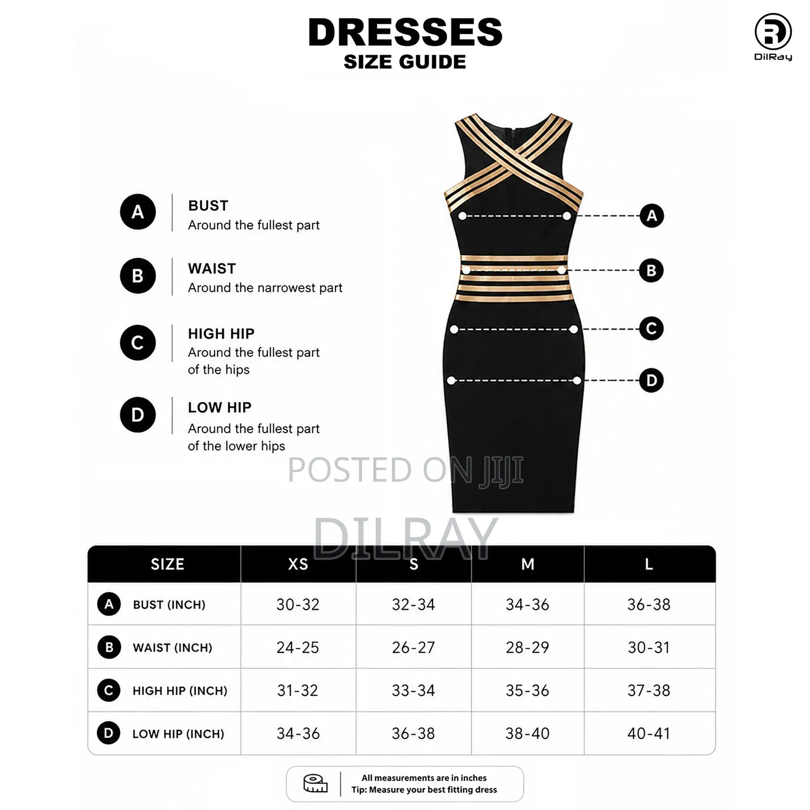 Bandage Dress Black