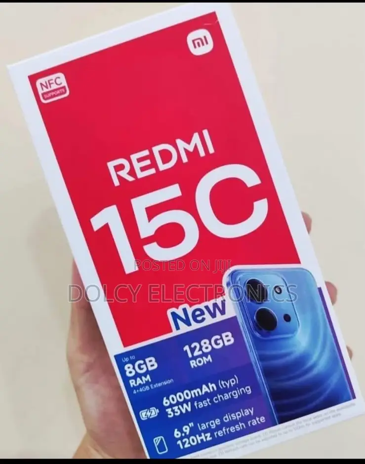 New Xiaomi Redmi 15C 4G 128 GB Blue