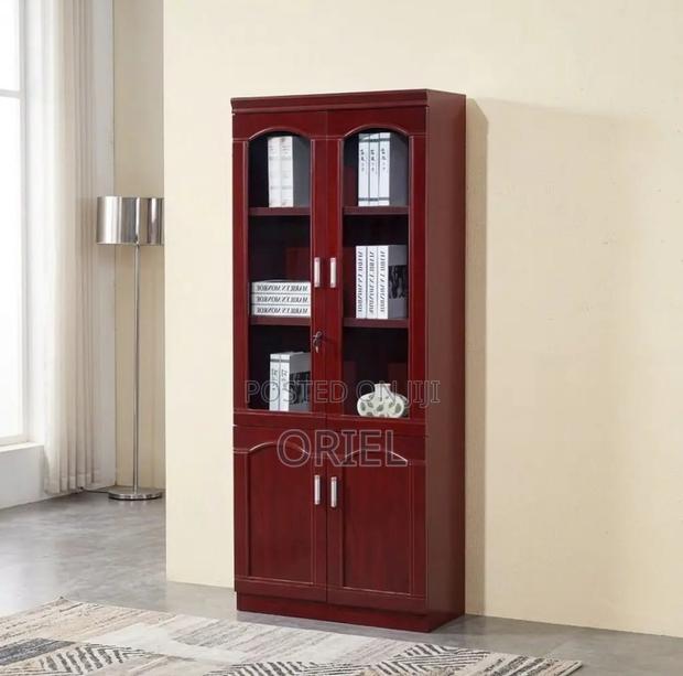 Office Cabinet : Mahogany Office Storage Cabinet - thumbnail 11