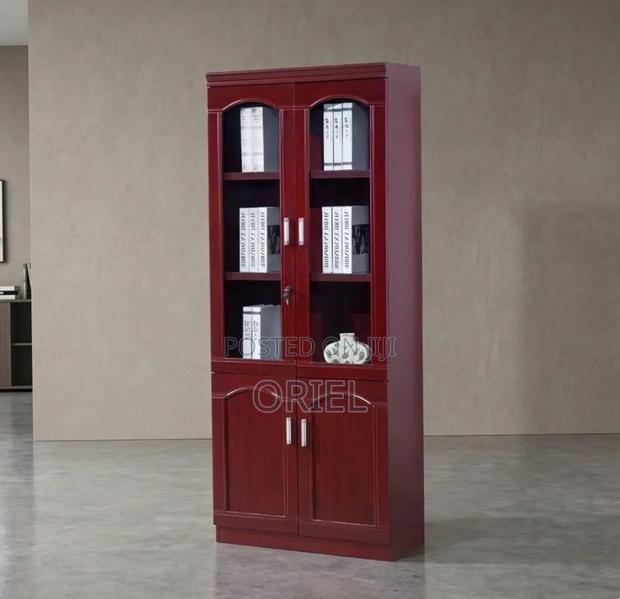 Office Cabinet : Mahogany Office Storage Cabinet - thumbnail 15