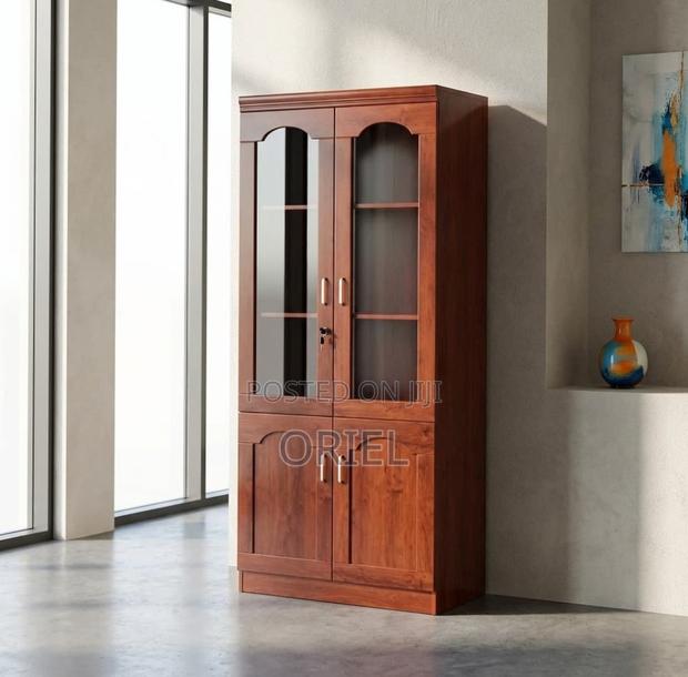 Office Cabinet : Mahogany Office Storage Cabinet - thumbnail 16